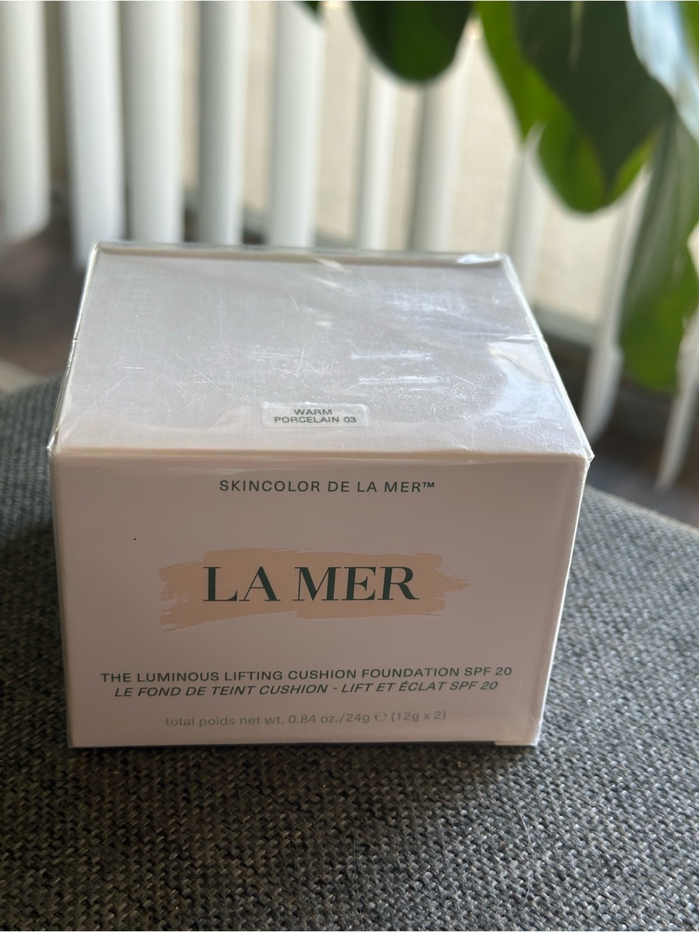 NIB La Mer The Luminous Lifting Cushion Foundation SPF 20 - 03 Warm Porcelain